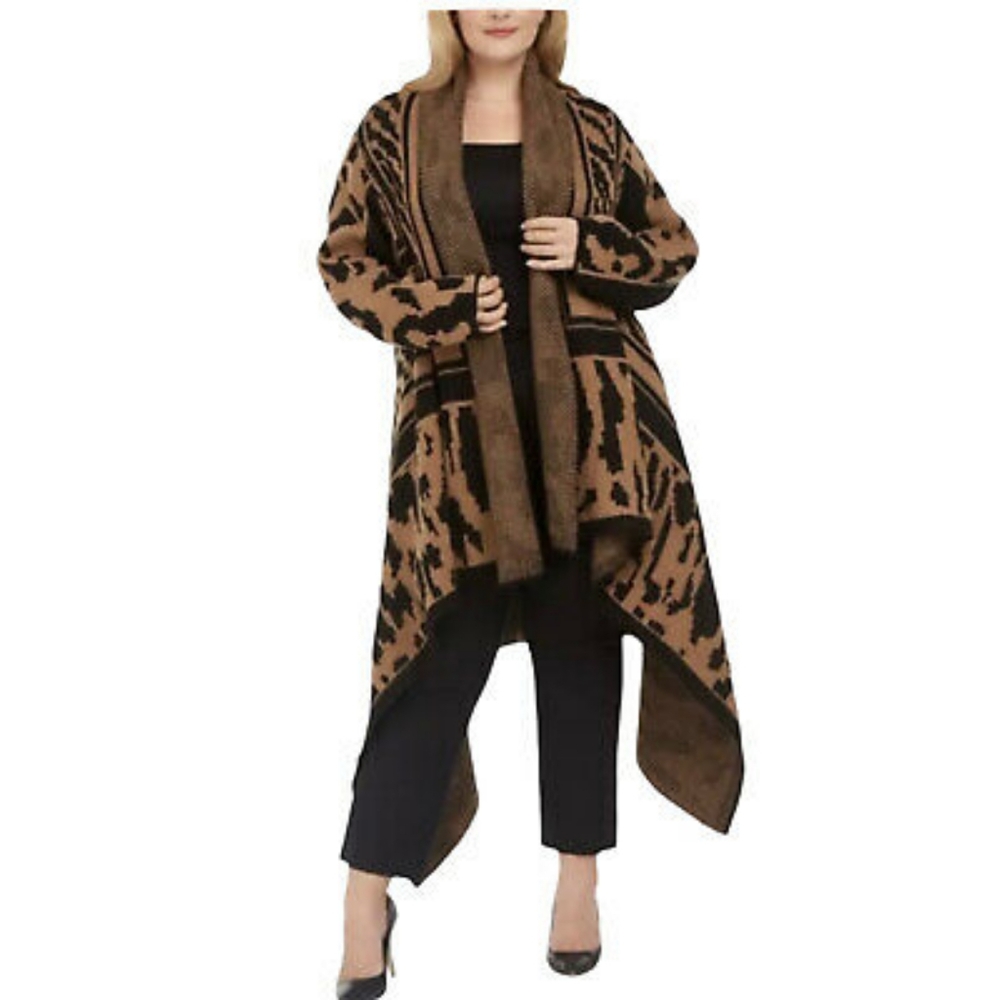 CALVIN KLEIN REVERSIBLE CORDIGAN